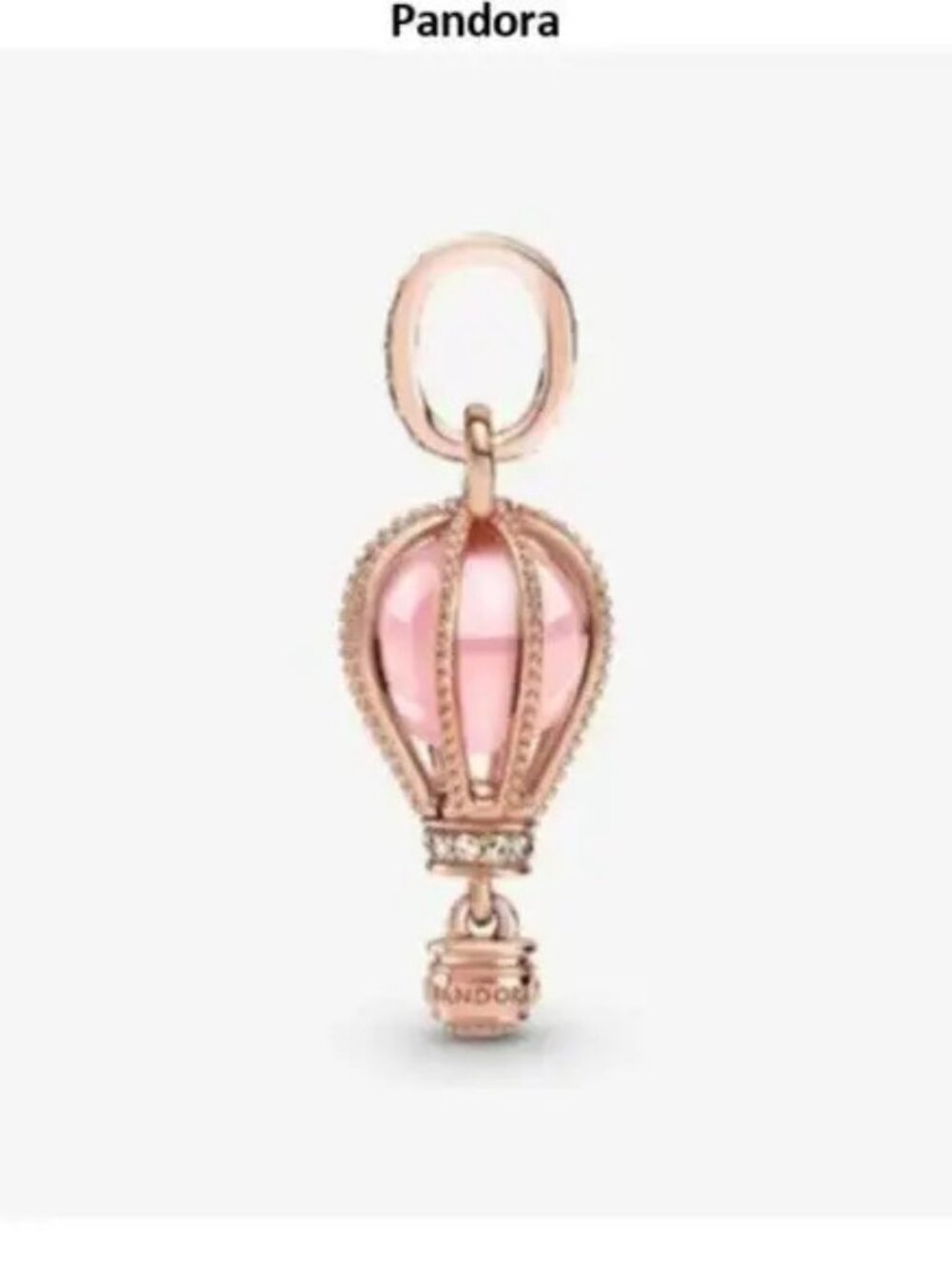 Pandora Sparkling Pink Hot Air Balloon Dangle Charm